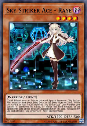 Sky Striker Ace - Raye - MP19-EN259 - Prismatic Secret Rare Unlimited