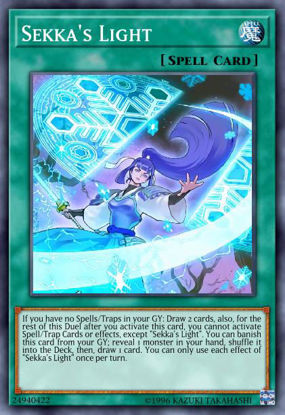 Sekka's Light - MP19-EN041 - Prismatic Secret Rare 1st Edition