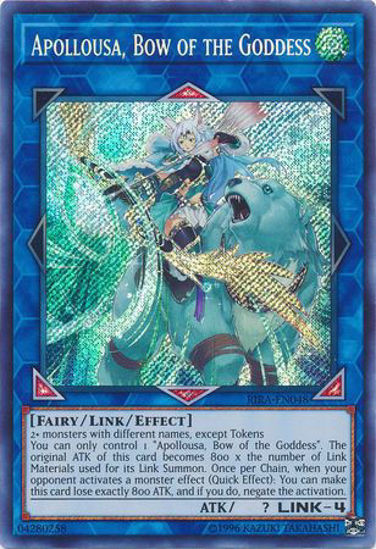 Apollousa, Bow of the Goddess - RIRA-EN048 - Secret Rare Unlimited