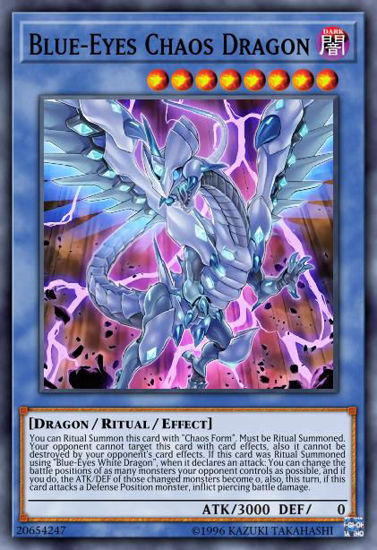 Blue-Eyes Chaos Dragon - LDS2-EN017 - Secret Rare 1st Edition