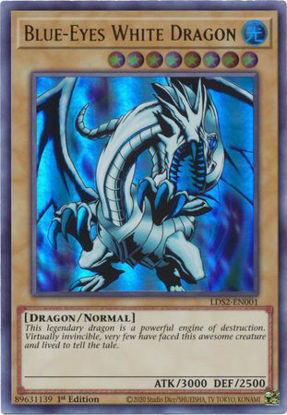 Blue-Eyes White Dragon - LDS2-EN001 - Ultra Rare 1st Edition