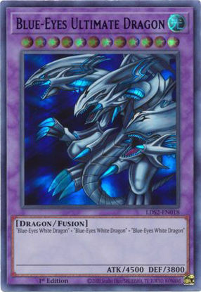 Blue-Eyes Ultimate Dragon (Purple) - LDS2-EN018 - Ultra Rare 1st Edition