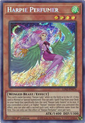 Harpie Perfumer - LDS2-EN076 - Secret Rare 1st Edition