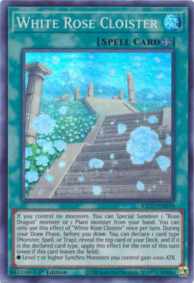 White Rose Cloister - KICO-EN019 - Super Rare 1st Edition