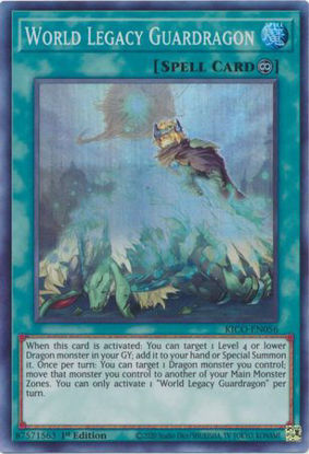 World Legacy Guardragon - KICO-EN056 - Super Rare 1st Edition