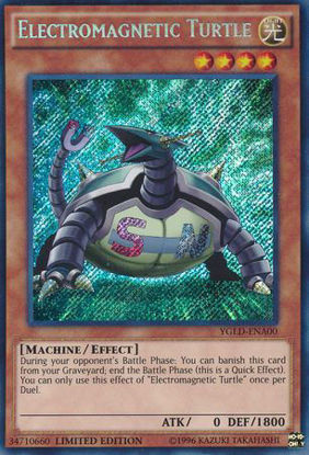 Electromagnetic Turtle - YGLD-ENA00 - Secret Rare Limited Edition