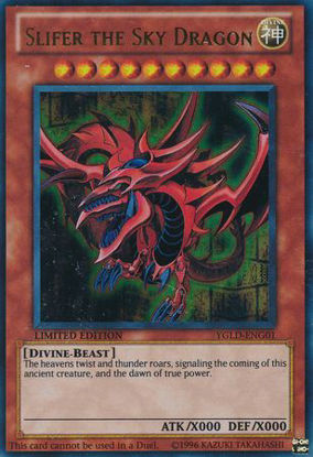 Slifer the Sky Dragon - EGS1-EN001 - Ultra Rare 1st Edition