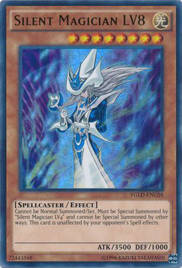 Silent Magician LV8 - YGLD-ENC04 - Ultra Rare Unlimited