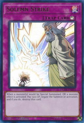 Solemn Strike - DUDE-EN055 - Ultra Rare 1st Edition