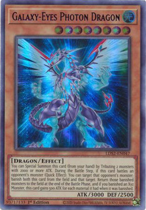 Galaxy-Eyes Photon Dragon (Purple) - LDS2-EN047 - Ultra Rare 1st Edition