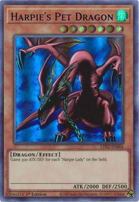 Harpie's Pet Dragon (Blue) - LDS2-EN066 - Ultra Rare 1st Edition