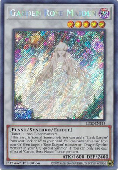 Garden Rose Maiden - LDS2-EN113 - Secret Rare 1st Edition