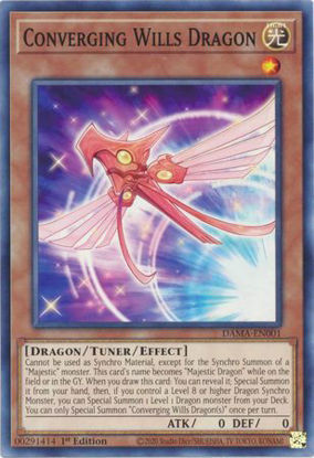 Converging Wills Dragon - DAMA-EN001 - Common 1st Edition