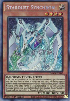 Stardust Synchron - DAMA-EN002 - Secret Rare 1st Edition