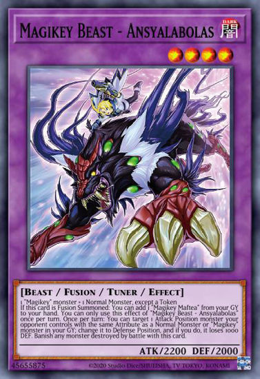 Magikey Beast - Ansyalabolas - DAMA-EN036 - Super Rare 1st Edition