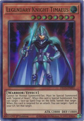 Legendary Knight Timaeus - DLCS-EN001 - Ultra Rare 1st Edition