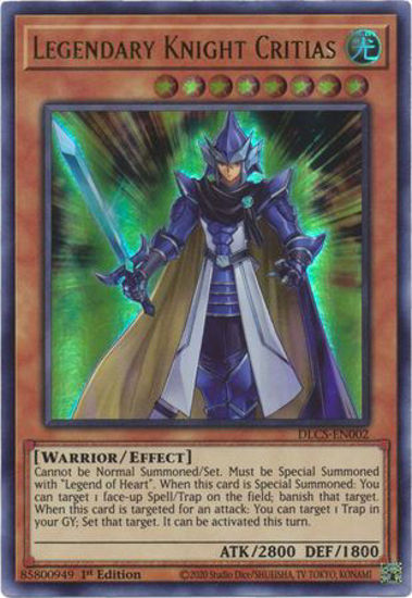 Legendary Knight Critias - DLCS-EN002 - Ultra Rare 1st Edition