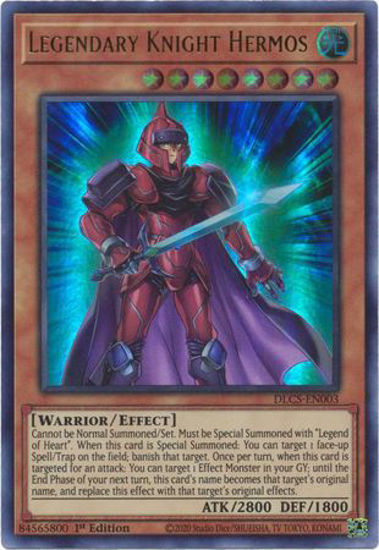 Legendary Knight Hermos - DLCS-EN003 - Ultra Rare 1st Edition