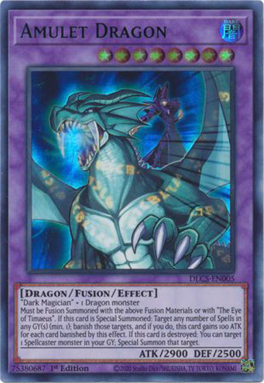 Amulet Dragon - DLCS-EN005 - Ultra Rare 1st Edition