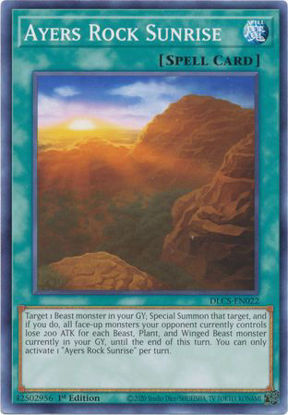 Ayers Rock Sunrise - DLCS-EN022 - Common 1st Edition