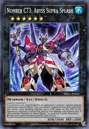 Number C73: Abyss Supra Splash - DLCS-EN043 - Common 1st Edition