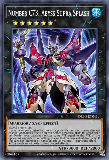 Number C73: Abyss Supra Splash - DLCS-EN043 - Common 1st Edition