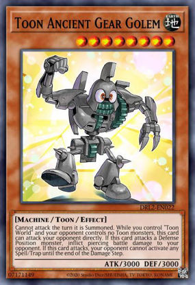 Toon Ancient Gear Golem - DLCS-EN073 - Common 1st Edition