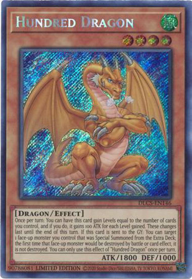 Hundred Dragon - DLCS-EN146 - Secret Rare 1st Edition (Sealed)