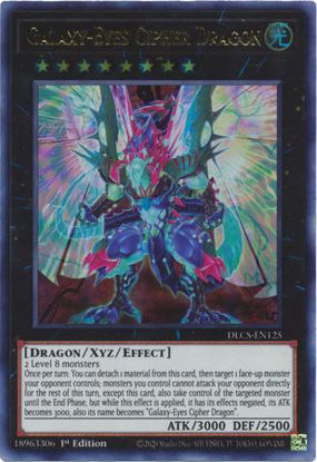 Galaxy-Eyes Cipher Dragon - DLCS-EN125 - Ultra Rare 1st Edition