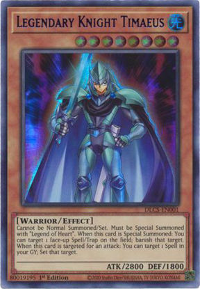 Legendary Knight Timaeus (Purple) - DLCS-EN001 - Ultra Rare 1st Edition