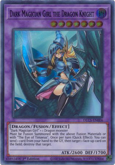 Dark Magician Girl the Dragon Knight - DLCS-EN006 - Ultra Rare 1st Edition