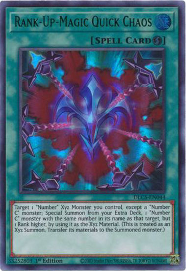 Rank-Up-Magic Quick Chaos (Green) - DLCS-EN044 - Ultra Rare 1st Edition