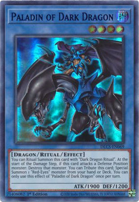 Paladin of Dark Dragon (Purple) - DLCS-EN069 - Ultra Rare 1st Edition