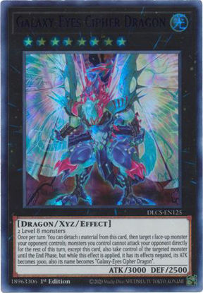 Galaxy-Eyes Cipher Dragon (Purple) - DLCS-EN125 - Ultra Rare 1st Edition