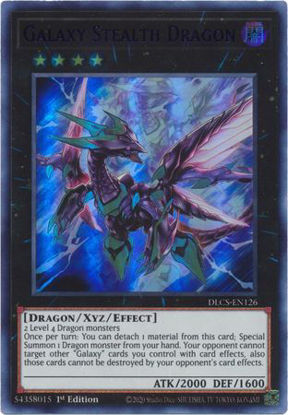 Galaxy Stealth Dragon (Purple) - DLCS-EN126 - Ultra Rare 1st Edition