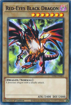 Red-Eyes Black Dragon - LDS1-EN001 - Ultra Rare 1st Edition