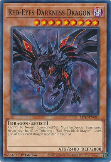 Red-Eyes Darkness Dragon - LDS1-EN003 - Common 1st Edition