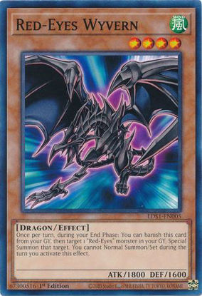 Red-Eyes Wyvern - LDS1-EN005 - Common 1st Edition