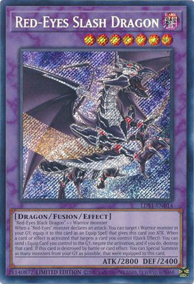 Red-Eyes Slash Dragon - LDS1-EN014 - Secret Rare 1st Edition