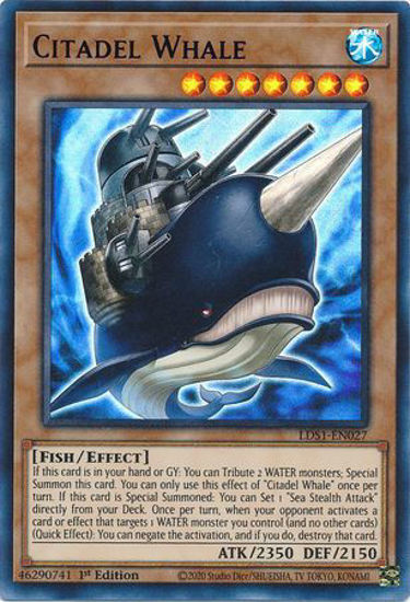 Citadel Whale - LDS1-EN027 - Ultra Rare 1st Edition