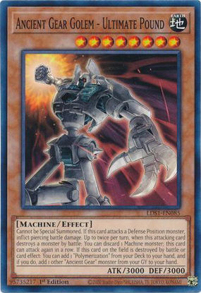 Ancient Gear Golem - Ultimate Pound - LDS1-EN085 - Common 1st Edition