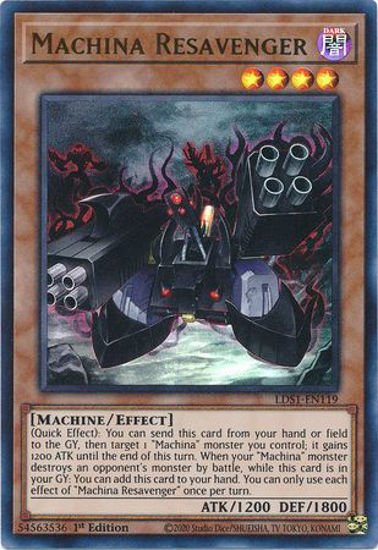 Machina Resavenger - LDS1-EN119 - Ultra Rare 1st Edition