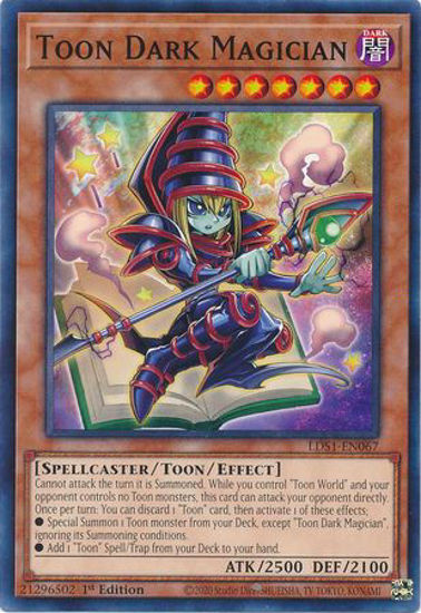 Toon Dark Magician - LDS1-EN067 - Common 1st Edition