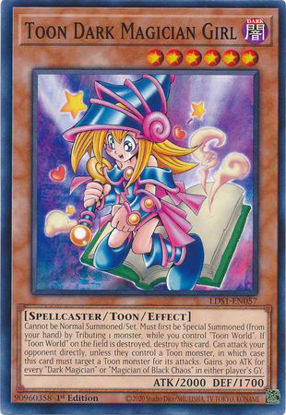 Toon Dark Magician Girl - LDS1-EN057 - Common 1st Edition