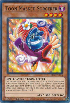 Toon Masked Sorcerer - LDS1-EN058 - Common 1st Edition