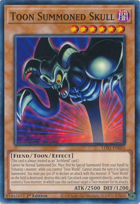 Toon Summoned Skull - LDS1-EN055 - Common 1st Edition