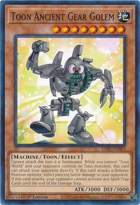 Toon Ancient Gear Golem - LDS1-EN063 - Common 1st Edition