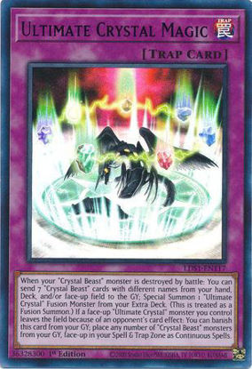 Ultimate Crystal Magic (Purple) - LDS1-EN117 - Ultra Rare 1st Edition