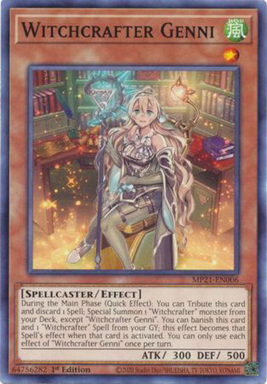 Witchcrafter Genni - MP21-EN006 - C 1st Edition