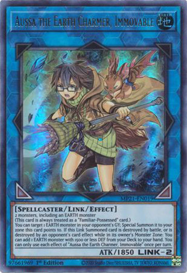 Aussa the Earth Charmer, Immovable - MP21-EN019 - UR 1st Edition